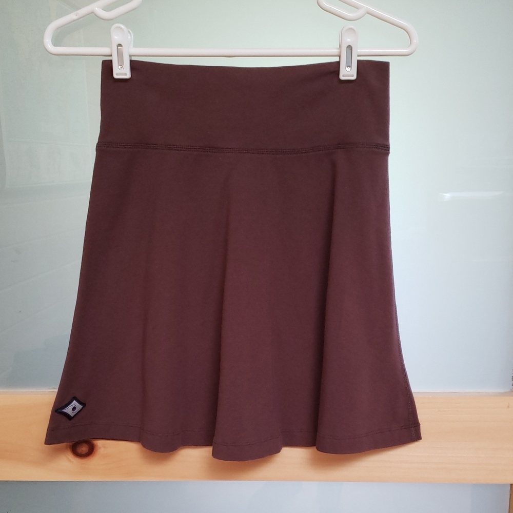 Brown A-Line Skirt